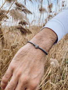 Lion Skull, Navy Bracelet, Hook Bracelet, Black Beaded Bracelets, Men's Bracelets, Bracelet Mens, Jewelry Beaded, Men's Bracelet