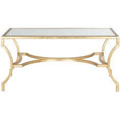 FOX2541A Decor/Furniture & Rugs/Coffee Tables Gold Coffee Table Living Room, Gold Coffee Tables, Glamorous Decor, Coffee Table Living Room, Gold Coffee, Contemporary Room, Brass Coffee Table, Gold Coffee Table, Contemporary Coffee Table