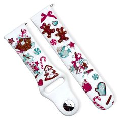 Watch Band ~ Christmas Collection ~ Gingerbread Mouse – Mouse on Main Street® Watch Smart, Magic Bands, Necklace Charms