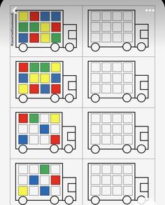 the printable truck worksheet for kids to learn how to draw and color