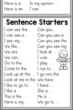 the sentence worksheet for kids to learn