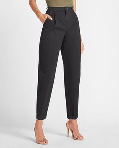 Tapered Pants Outfit, Ankle Pants Outfit, High Waisted Slacks, Smart Casual Women Outfits, Smart Casual Women, Ankle Pants Women, Slacks For Women, Perfect Pant, Petite Pants