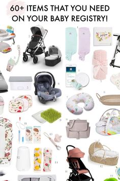 baby items that you need on your baby registry list for the first time in their life