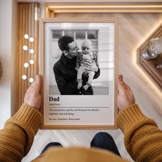 Personalized Dad Definition Print First Time Dad Christmas Gift From Baby, Dad Definition Poster Photo Gift For Father, Unique New Dad Gift Christmas Gift From Baby, Papa Definition, Collage Gifts, Dad Christmas Gifts, Dad Definition, Gift For New Dad, Definition Poster, First Time Dad, New Dad Gift