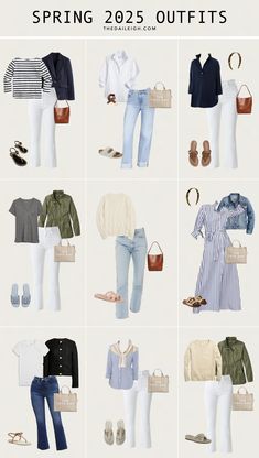 2025 Spring Outfits for Women Over 50, Spring Outfit Ideas Over 40, Dressing Over 50, What To Wear in Spring Over 50, Dressing Over 40, Outfit Ideas for Women Over 50, How To Dress Over 50, Spring Clothes for Women Over 50