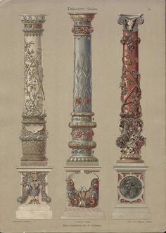 four different types of decorative vases on display