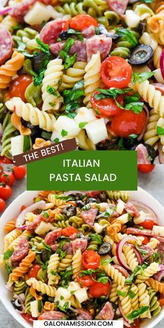 the best italian pasta salad recipe