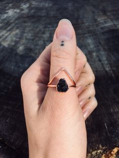 Raw black tourmaline ring stacking rings boho wedding set | Etsy  65 DOLLA Raw Stone Black Moss Band Ring, Raw Stone Rings, Raw Black Tourmaline, Black Tourmaline Ring, Rings Boho, Raw Stone Ring, Knuckle Ring, Modern Engagement Rings, Solid Gold Band