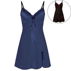 Trendy Fashion Sexy Underwear V-neck Seductive Halter Nightdress Women Lace Home Sexy Sleepwear, Womens Clothing Seductive Lingerie, Cozy Sleepwear, Sukienki Plus Size, Lingerie Babydoll, Sleep Dress, Lace Camisole, Babydoll Lingerie, Nightgowns, Dress Plus Size