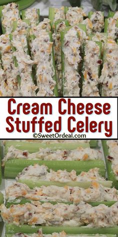 cream cheese stuffed celery is an easy appetizer for any occasion