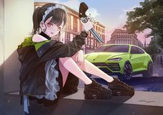 Rare Gallery Wallpaper, Gallery Wallpaper, Maid Outfit, Neon Wallpaper, Lamborghini Gallardo, Anime Memes Funny, Car Drawings