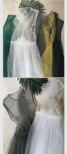 Sheer Dresses Outfit, Dress High Fashion, Tulle Wedding Skirt, High Fashion Dresses, Sewing Projects Clothes, Clothing Wishlist, Overlay Dress, Diy Sewing Clothes, Dress Beach