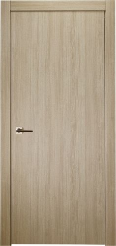 a wooden door with a handle on it