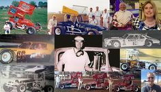 a collage of photos with old cars and people