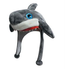 Big eye shark critter cap.  We have many more items to come to the shop!  Come back and check it out! Costume Hats, Big Eyes, Come Back, Costume Accessories, Check It Out, Hats