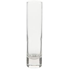 a tall glass vase sitting on top of a table