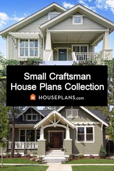 two Craftsman exterior plans Craftsman Houses With Porches, Small Craftmans Style House Plans, Exterior Design Craftsman, Craftsman Beach Bungalow, Craftsman Home Plans One Story, Craftsman’s Style Exterior, Modern Rustic Craftsman, Craftsman Small House Plans, Single Story Craftsman Style Homes