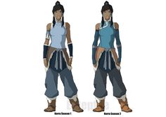 an animated avatar is shown in two different poses