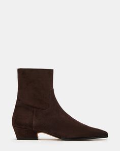 Brown Bootie Outfits, Brown Pointed Boots, Suede Boot Outfit, Brown Suede Boots Outfit, Brown Booties Outfit, Suede Boots Outfit, Chelsea Boots Men Outfit, Kitten Heel Ankle Boots, Fall Winter Shoes