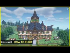 an image of a house in minecraft with the words how to build on it