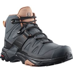 Salomon X Ultra 4 Mid GTX Hiking Shoe - Women's | Backcountry.com Salomon X Ultra 4, Gore Tex Hiking Boots, Trail Shoes Women, Timberland Premium, Hiking Shoes Women, Hiking Boots Women, Walking Boots, Hiking Women, Trail Shoes