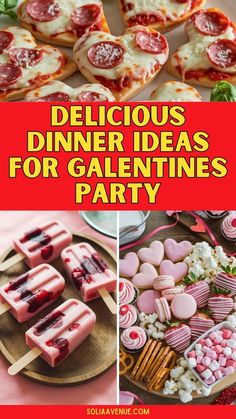 Valentine Foods Dinner, Galentines Party Appetizer Ideas, Snacks For Galentines Party, Valentine Party Food For Adults, Food For Galentines Party, Galentines Party Decor Food, Galentine Party Food Ideas, Galantines Ideas Food, Galentines Lunch Ideas