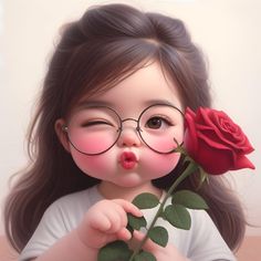 Girl With Glasses, Wallpapers Cute, Cute Mobile Wallpapers, Cute Images For Dp, Iphone Wallpaper Hd Nature, Cute Cartoon Images, Cute Couple Cartoon