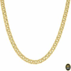 Solid 14kt Yellow Gold Double Oval Link Necklace Chain Size 18 Inches Men Womens #Chain Link Necklace, Chain Necklace, Gold Necklace