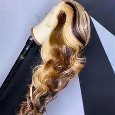 Category:Human Hair Lace Wig; Gender:wigs for black women; Wig Type:Natural Wigs; Occasion:Party  Evening,Vacation,Daily Wear; Age Group:Adults; Color Shade:Brown; Density:180%,150%; Origin of Hair Donors:Brazilian Hair; Hair Material:Human Hair; Cap Construction:13x4 Lace Front; Texture:Body Wave; Length:Long,Medium Length; Features:Pre-Plucked,Glueless,with Baby Hair; Listing Date:05/16/2022; Cap Circumference:; Front to Back:; Nape of Neck:; Side to Side Across Forehead:; Side to Side Over To Highlight Hair, Brazilian Curly Hair, Brazilian Hair Wigs, Dope Hairstyles, Hair Color Highlights, Lace Material, Body Wave Hair, Front Lace Wigs Human Hair, Human Hair Lace Wigs