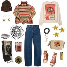 Fashion Major Outfits, 1970 Clothing, 1970 Outfits, Nerd Outfits, Artsy Outfit, Fashion Terms, Movies Outfit, Friend Outfits, Hippie Outfits