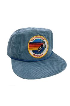 Just launched our new line of corduroy hats. The classic Aviator Nation patches you know and love on an all new vintage corduroy hat. How rad. All of our products go through an intense breaking-down process that gives them a vintage feel you'll love because it's broken in from day one of wearing it. All of our hats are Vintage Adjustable Snapback Hat With Logo Patch, Vintage Hat With Logo Patch And Flat Brim, Vintage Hat With Logo Patch Flat Brim, Retro Corduroy 5-panel Hat, Retro Corduroy Flat Bill Hat, Vintage Flat Brim Hat With Logo Patch, Vintage Corduroy Trucker Cap, Vintage Adjustable Corduroy Trucker Hat, Vintage Corduroy Snapback Hat With Curved Brim