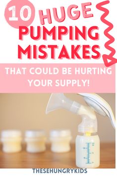 If you're a breastfeeding or exclusively pumping mama, make sure you aren't making these HUGE mistakes! if you want to increase your supply, read this post Power Pumping, Pumping Breastmilk, Low Milk Supply, Mom Brain, Exclusively Pumping, Increase Milk Supply, Breastmilk Supply