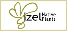 the logo for native plants is shown in black and green letters on a white background