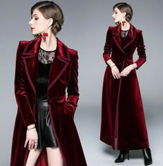 Dress Coat Long, Lomg Dress Coat, Coats For Fancy Dresses, Cocktail Dress Winter Coat, Velvet Maxi Dress With Jacket, Fantasy Clothing Coats & Jackets, Long Coat Over Wedding Dress, Coats Dress For Women, Dress With Overcoat Women