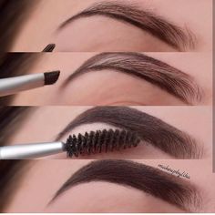 Eyebrows Membentuk Alis, Bentuk Alis, Eyebrow Makeup Tutorial, Eyebrow Grooming, Eyebrow Makeup Tips, How To Do Makeup, Smink Inspiration, Beauty Make-up, Grooming Tips