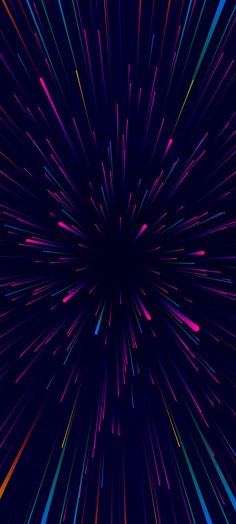 an abstract background with colorful lines and dots in the center, forming a starburst pattern