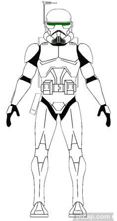 the clone trooper from star wars coloring pages