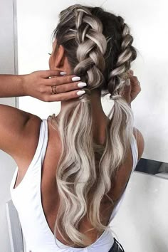 Luxy Hair, Long Box Braids, Pinterest Hair, Long Blonde, Braided Hairstyles Easy, Trending Hairstyles, Long Blonde Hair, Box Braids Hairstyles, Braid Styles