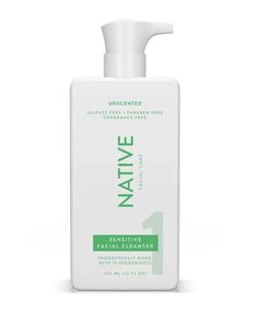 Native Sensitive Facial Cleanser - Fragrance, Sulfate and Paraben Free 12 FL OZ. Life Is Complicated, Sensitive Skin Care Routine, Hydrating Cleanser, Skin Care Cleanser, Body Sunscreen, Sensitive Skin Care, Deodorant Spray, Vitamin B3, Paraben Free