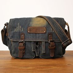 Overview： Design: Blue Denim Mens Small Side Bags Denim Small Messenger Bag Vintage Denim Crossbody Bag For Women In Stock: Ready to Ship (2-4 days)Include: Only BagCustom: NoColor: Dark BlueLeather:, DenimMeasures: 28cm x 20cm x 10.5cmWeight: 0.35kgSlots: 1 zipper slots, 1 wallet slots, 1 phone slotAccessories(option): NoneStyle: Blue Denim Mens Small Side Bags Denim Small Messenger Bag Vintage Denim Crossbody Bag For WomenVery durable (At least 5 Years) and it should last a life time Descripti Denim Side Bag, Y2k Crossbody Bag, Bag Out Of Jeans, Grunge Messenger Bag, Grunge Bags, Jean Messenger Bag, Jeans Bags Ideas, Blue Messenger Bag, Denim Messenger Bag