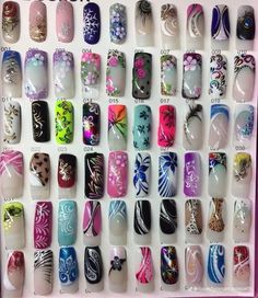 90s Nails, 일본 패션, Tree Nails, Different Nail Designs, Unique Acrylic Nails, Fire Nails, Funky Nails