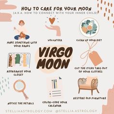 how to care for your moon info graphic by stella stolla astrologia