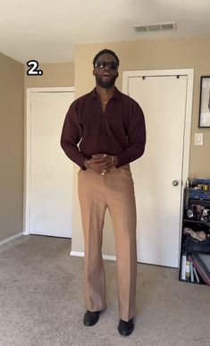 Monochromatic Suits For Men, Brown Semi Formal Outfit Men, Fall Outfits For Men Classy, Guys Dinner Outfit, Men Semi Formal Outfit Classy, Fall Mens Outfits Formal, Preppy Outfits For Boys, Dinner Outfit Classy Men, Brown Formal Outfit Men