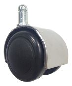 an image of a black and white wheel for a hand truck or wagon on wheels