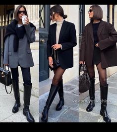 Riding Boots 2024 Outfit, Winter Outfits Boots Black, Petite Knee High Boots Outfit, Riding Boot Outfit 2024, Autumn Outfits For Petite Women, Styling Riding Boots 2024, 2024 Riding Boots Outfit, Knee High Boots For Petite Women, Petite Boots Outfit