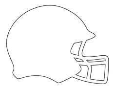 a football helmet that is black and white