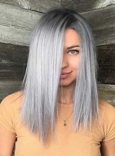 Are you searching for fresh hair color ideas to sport right now? Make your hair looks more cute than ever by visiting these amazing hair colors ideas right now. Silver Hair Color Ideas, Silver Ombre Hair, Silver Blonde Hair, Hair Toner, Lilac Hair, Silver Hair Color, Silver Blonde, Hair Color Pastel, Fresh Hair