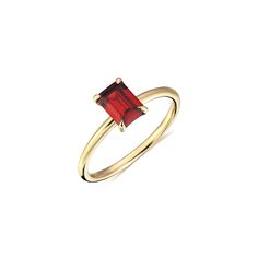 "Emerald Cut Lab Created Ruby Ring, Ruby Solitaire, Christmas, Christmas Gifts, Gift For Her, Best Gift, Gifts, Personalized Jewelry, Rings Ring Details: ◘ Handmade Item ◘ Gold: 14k Solid Gold ◘ Available Band Color: Rose Gold, Yellow Gold, White Gold ◘ Gemstone: Lab Created Ruby ◘ Gemstone Cut: Emerald Cut ◘ Ruby Carat Weight: 1.50 ctw ◘ All our products comes  with certificate. ◘ Ready to Ship in 1-3 Business Days This 14K solid gold emerald cut delicate ruby solitaire will be perfect choice for special day gift and self gift to make you and your precious ones happy! Once you wear, you will not want to take it off! This is the ring that should be chosen if you want to have dainty and chic ring at the same time. Each order will be beautifully packaged for gift giving in our jewelry box. Emerald Cut Ruby Ring Gift, Timeless Emerald-cut Ruby Ring, Red Emerald-cut Solitaire Ruby Ring, Classic Emerald-cut Lab-created Ruby Ring, Elegant Gold Emerald-cut Ruby Ring, Natural Ruby Ring, Chic Rings, Handmade Jewelry Ring, Emerald Engagement Ring Cut