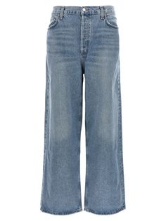 'Low Slung Baggy' jeans in cotton denim blend with used-effect details, button closure, five pockets, mid-waist and wide leg.AGOLDE'Low Slung Baggy' jeanstrue to size fit Baggy Jeans Png, Low Waisted Baggy Jeans, Black Baggy Jeans Outfit, Jeans Png, Baggy Jeans Outfit, Agolde Jeans, Jean Crafts, Jeans Jumpsuit, Yoga Wear