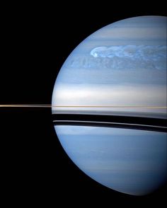 an image of the planet saturn taken from space